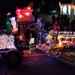Ramazzotti float in light parade