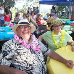 Summer party guests